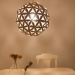 Hängeleuchte "Blomst No1" - Furnier Pinie