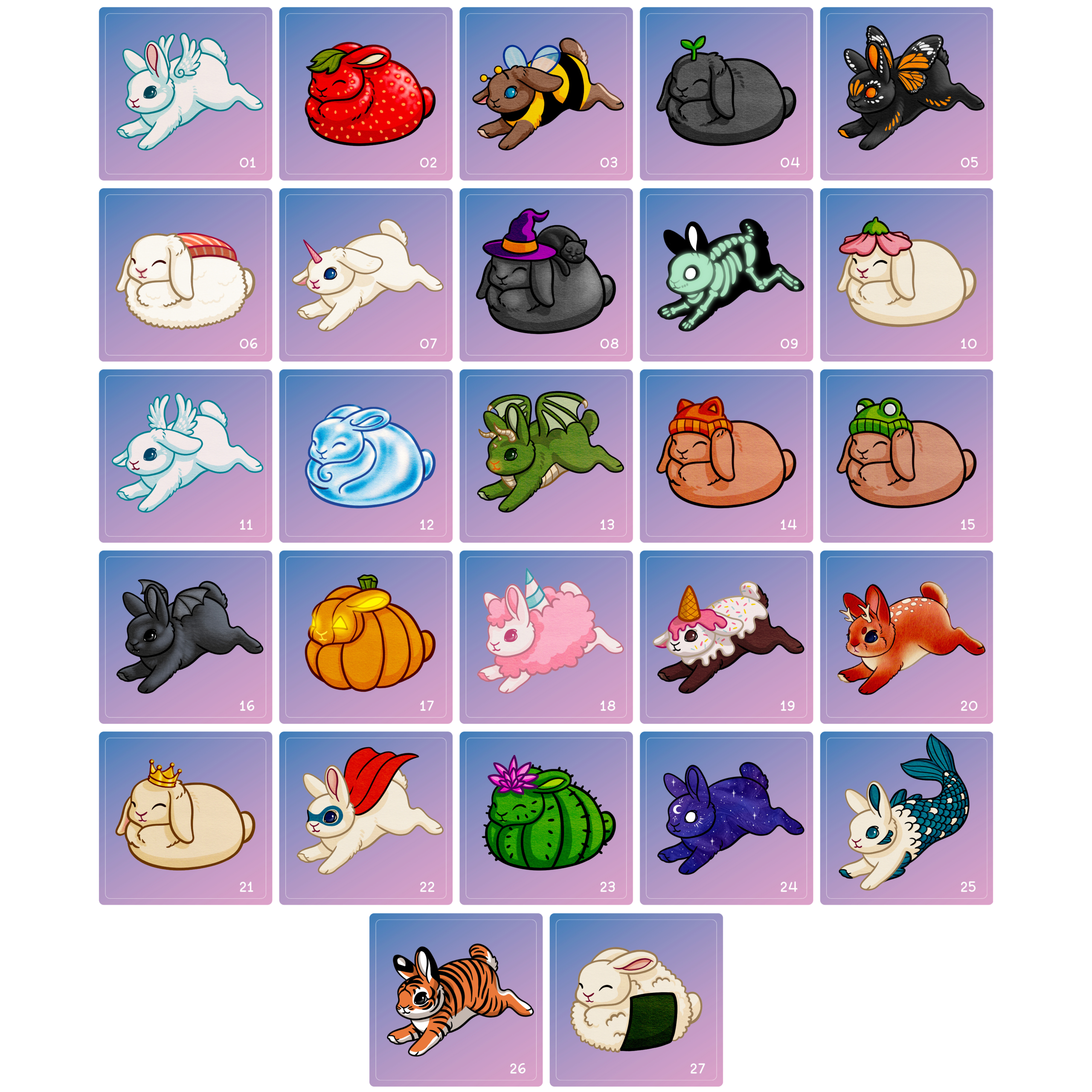 Sticker "Bunny Basket"