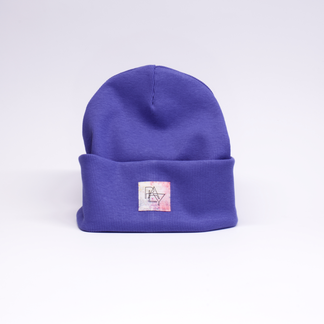 Beanie ✳ Organic Cotton ✳ Violet Blue