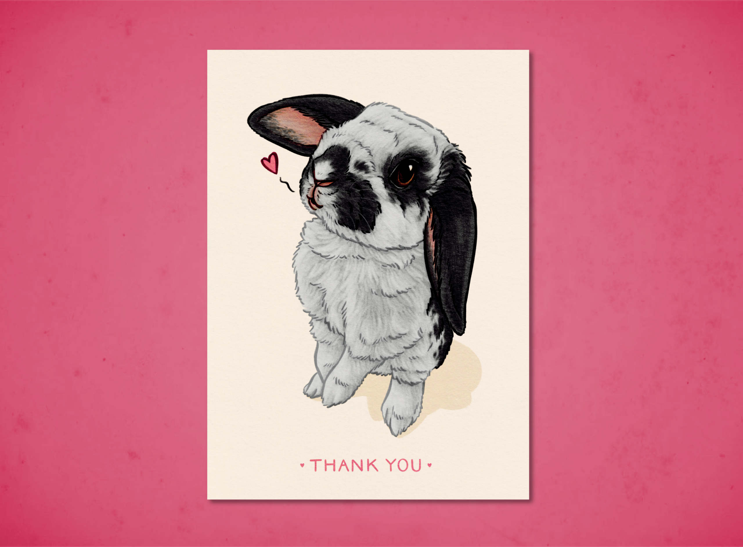 Postkarte "Thank you"