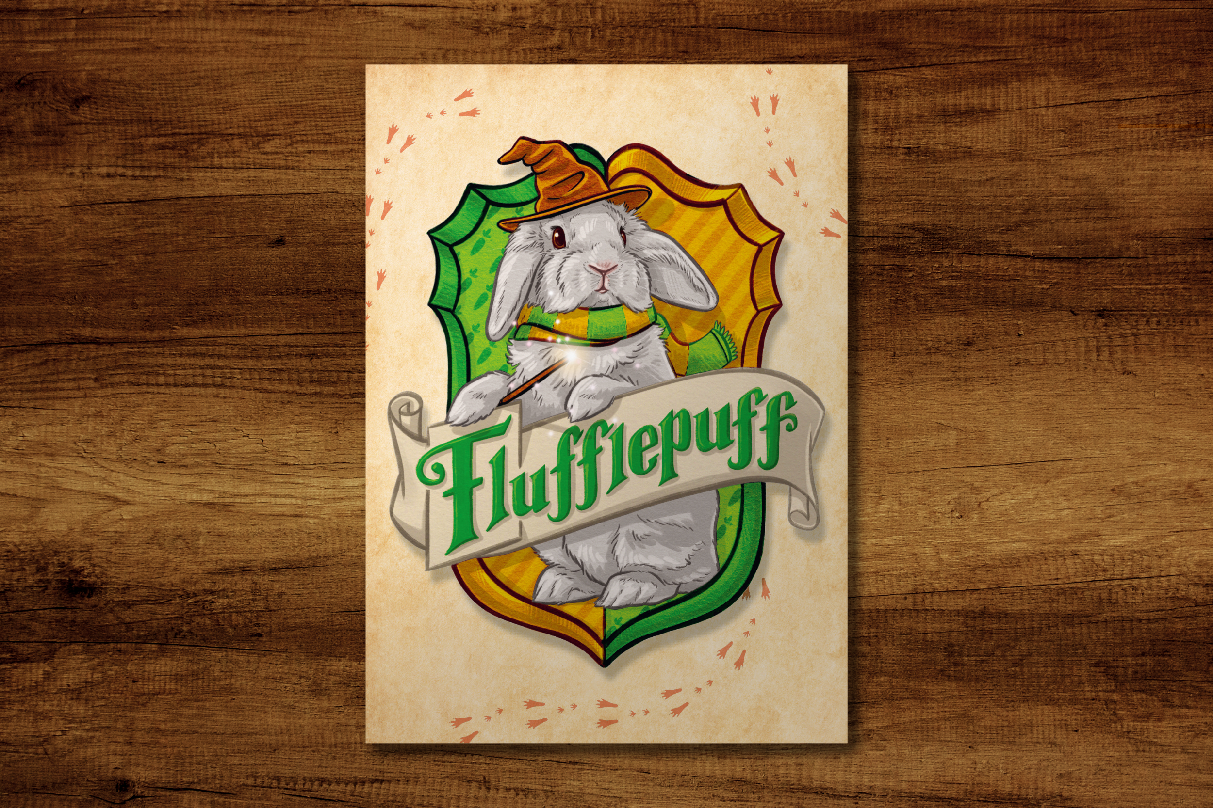 Postkarten "Zauberhafte Kaninchen"