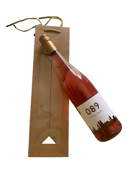 089 Wein Geschenkset | 1 Fl. in dekorativer Papier-Tragetasche |