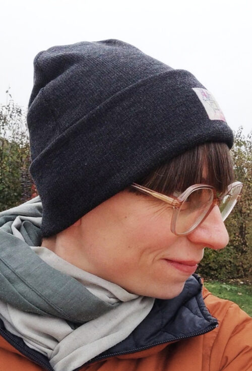 Beanie ✳ Schurwolle ✳ Slate Grey Melange