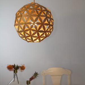 Hängeleuchte "Blomst No1" - Furnier Pinie