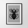 Kunstdruck "Jackalope"