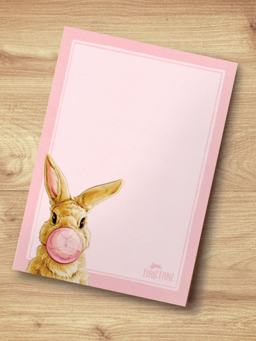 Notizblöcke "Kaninchen Kaugummi"