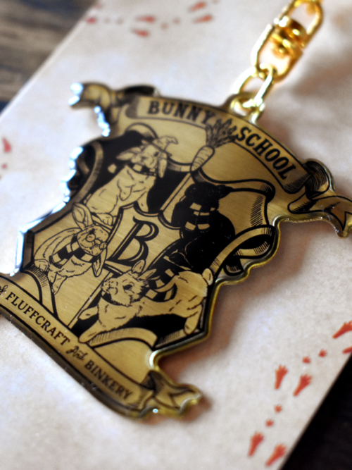 Keychain "Kaninchen Schule"