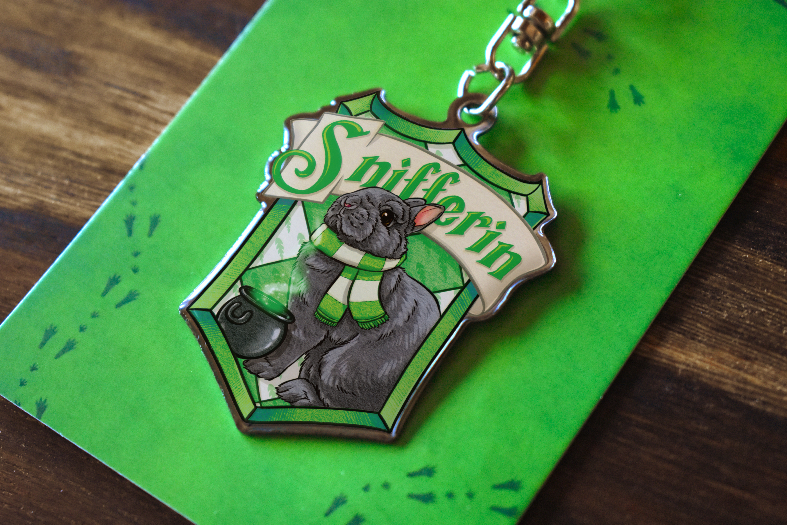 Keychains "Zauberhafte Kaninchen"