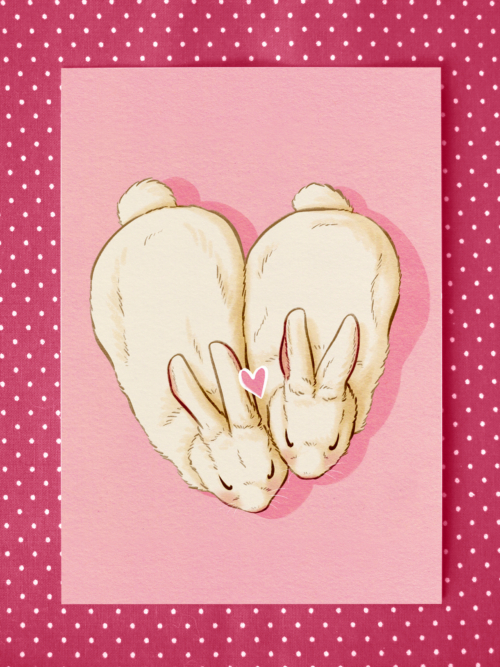 Postkarte "Lovebuns"