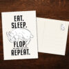 Postkarte "Flop"