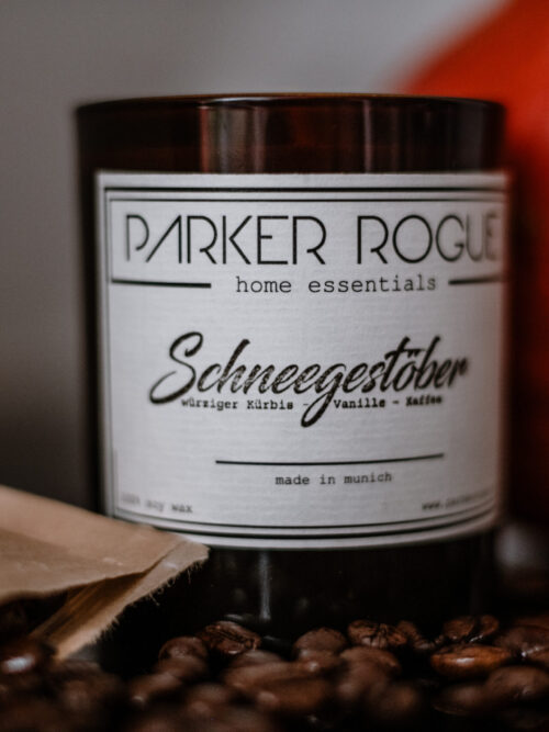 Schneegestöber Duftkerze