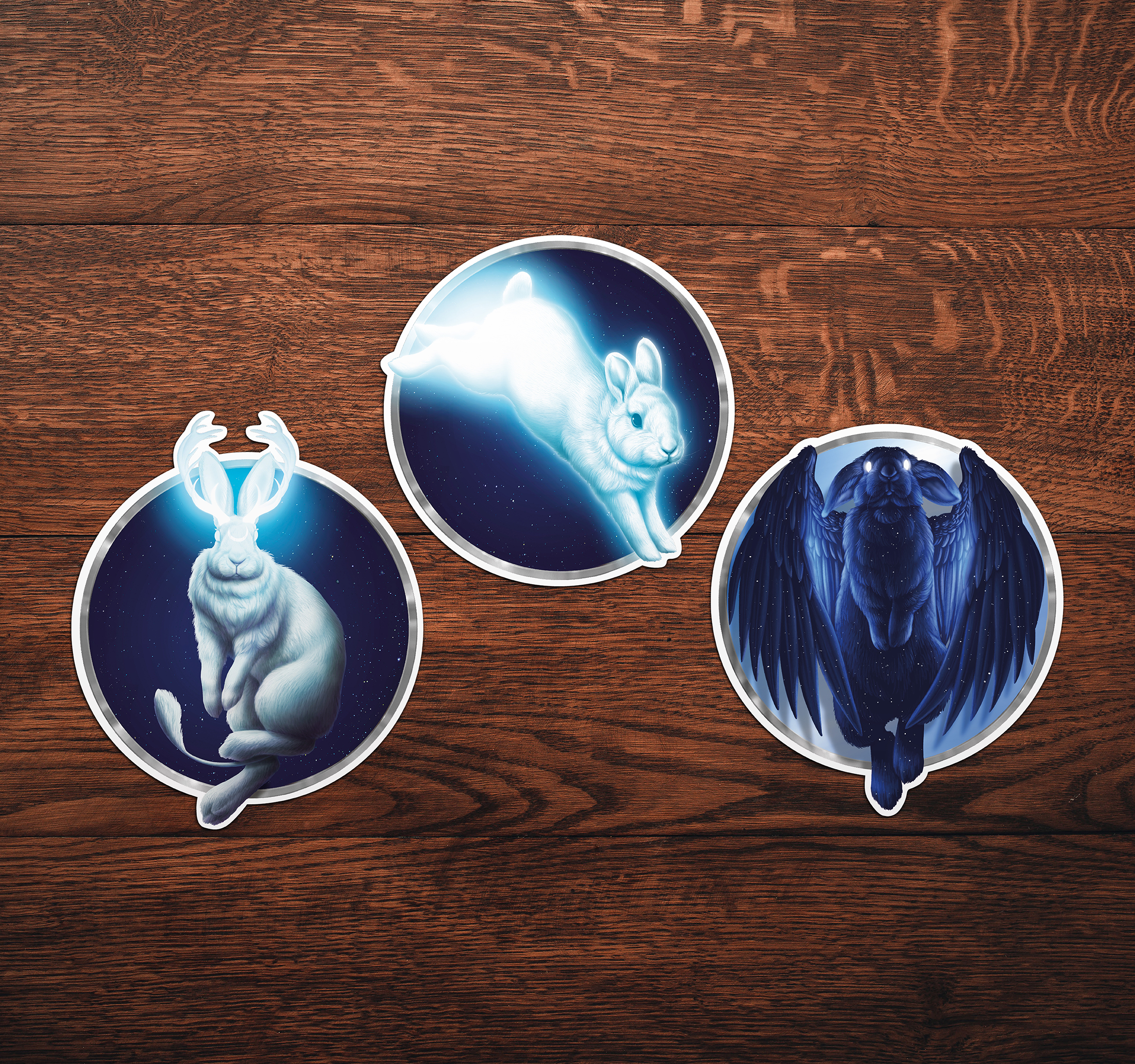 Sticker "Nacht Kaninchen"