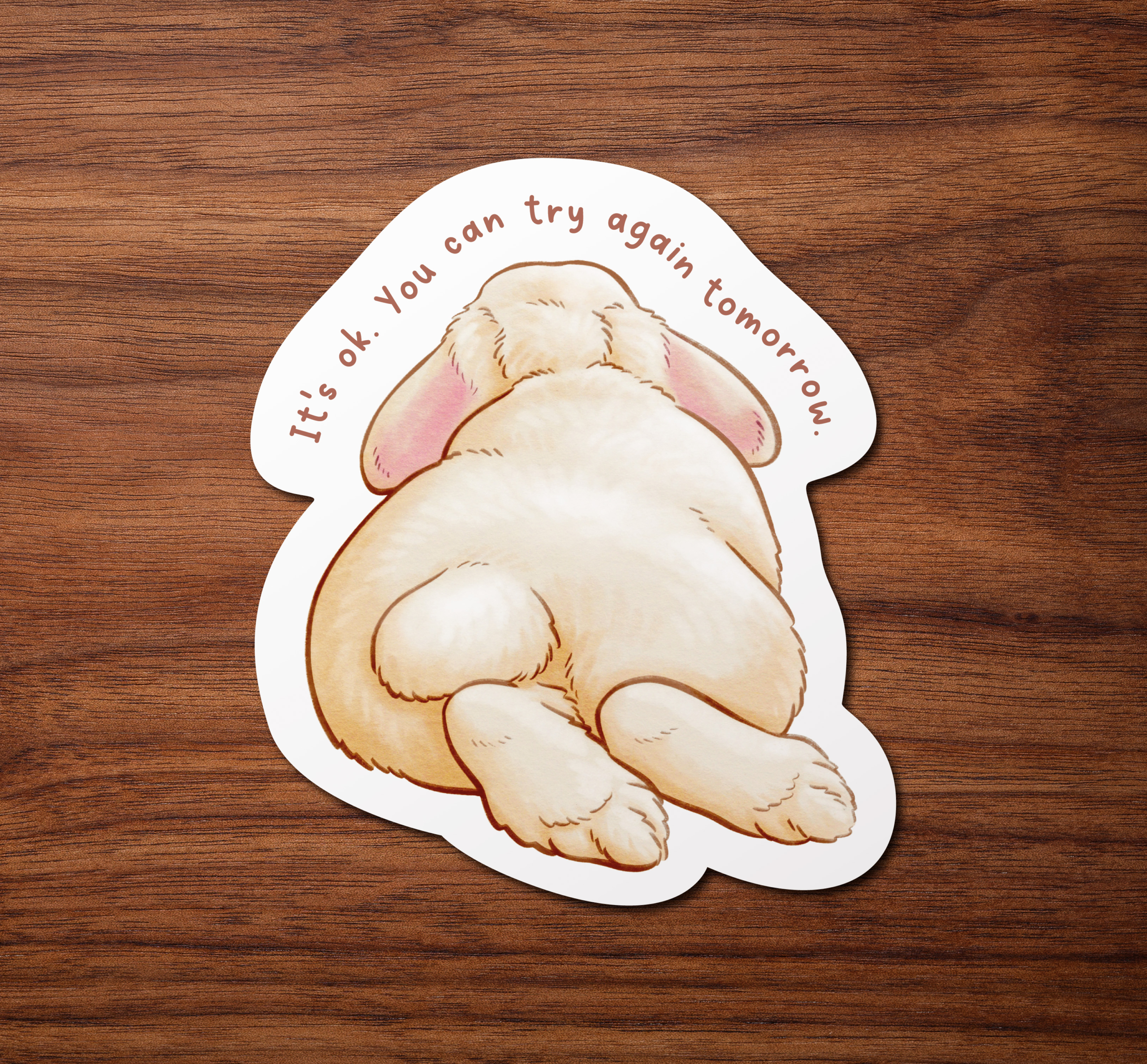 Sticker "You can try again tomorrow"