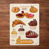 Stickerbogen "Gebäck Kaninchen"