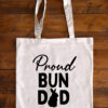Stofftasche "Proud Bun Mom | Bun Dad | Bunny Parent"