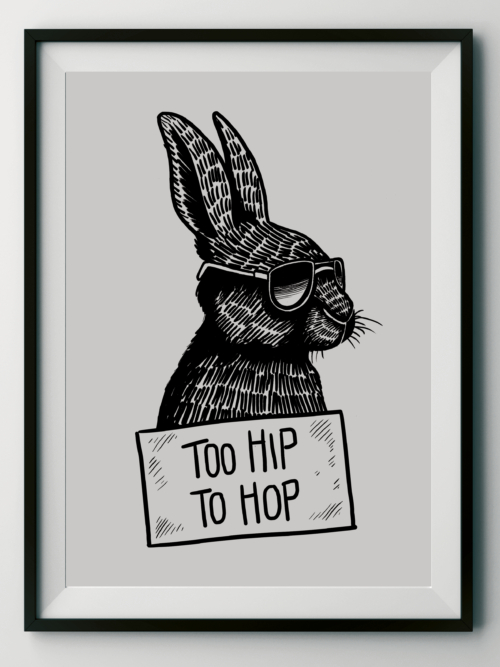 Kunstdruck "Too Hip To Hop"