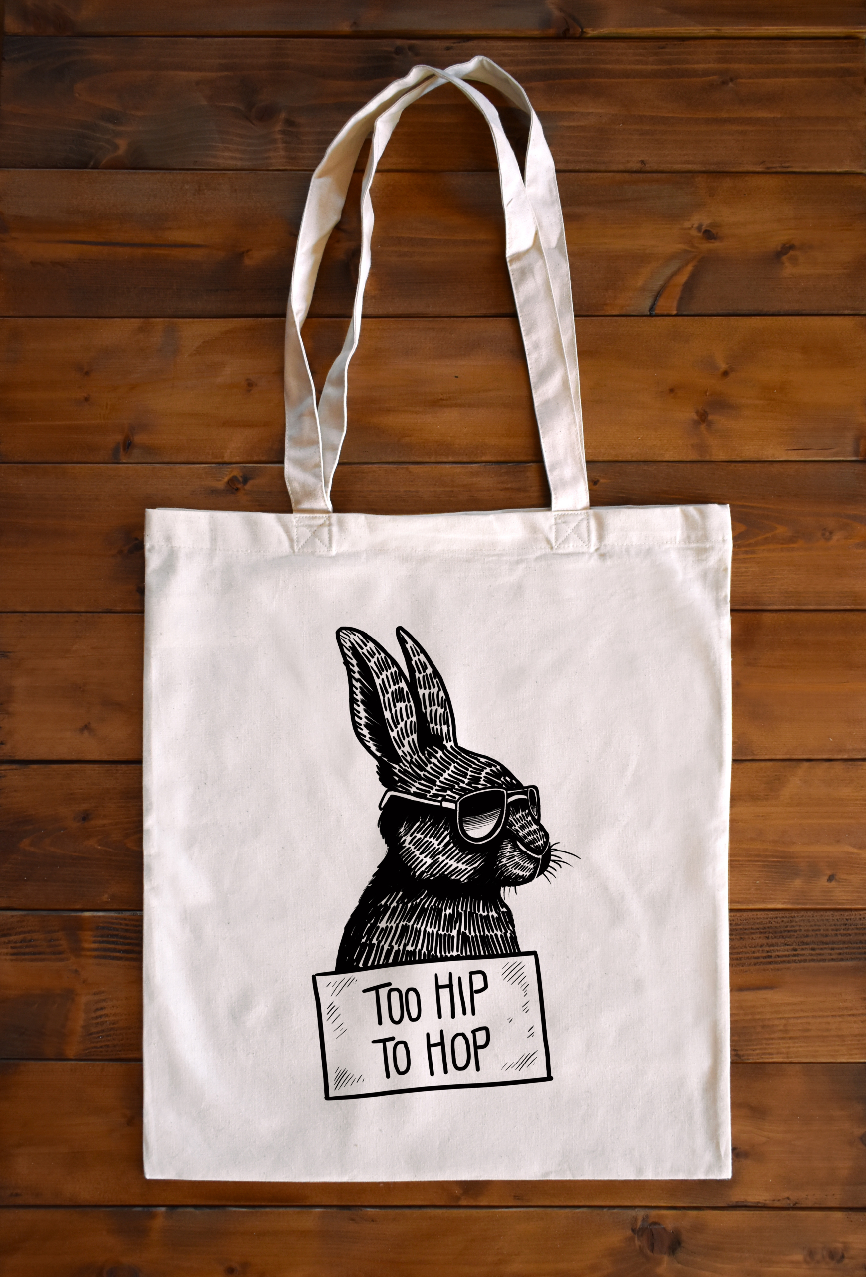 Stofftasche "Too Hip To Hop"