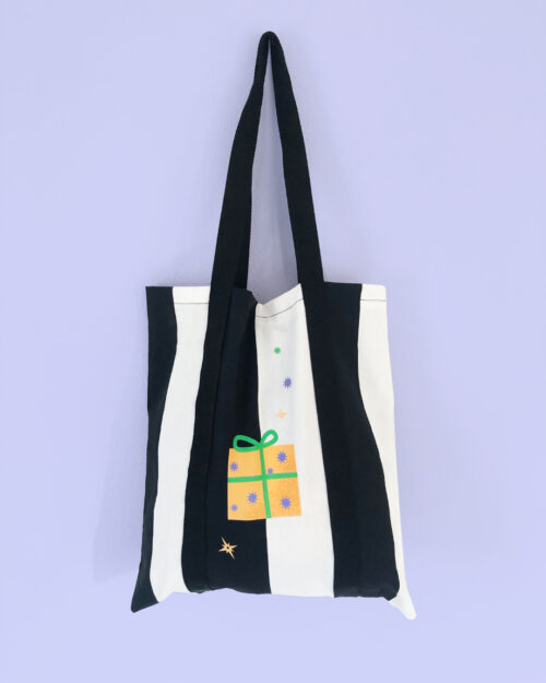 Bügelbild ♡ gelbes Geschenk