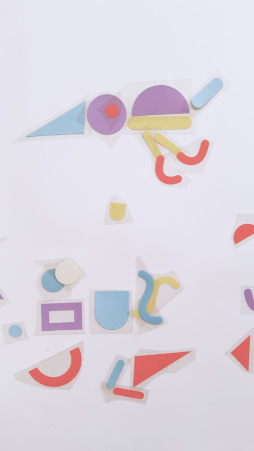 Bügelbild-Spiel ✺ IRON-ON "Play" bunt