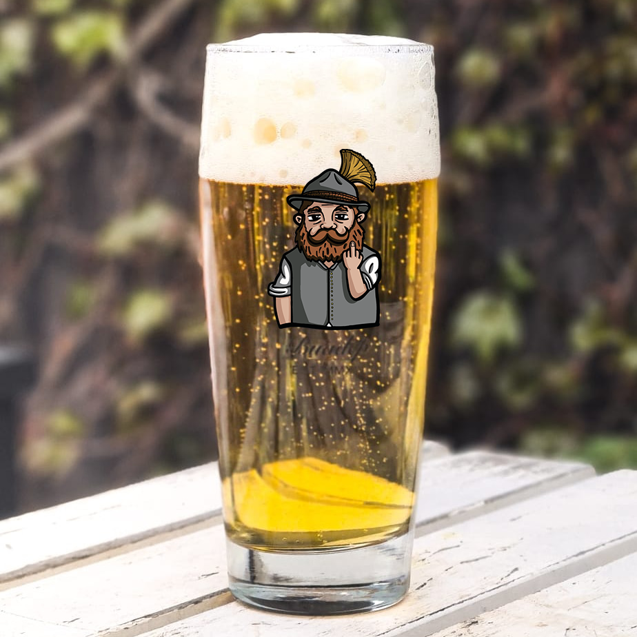 2er Set Grantler Willibecher / Helles Glas