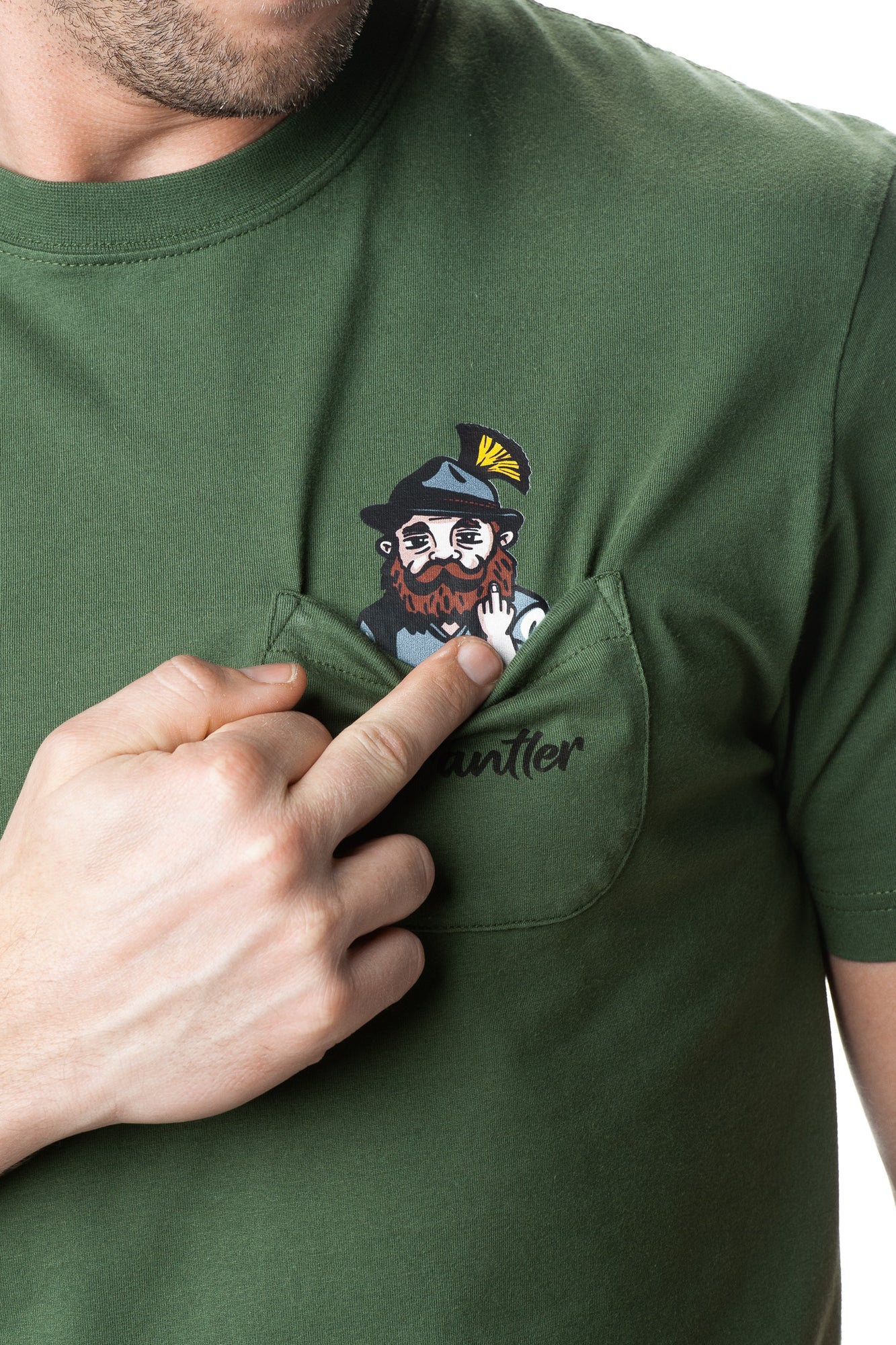 Taschen Grantler T-Shirt olivegrün