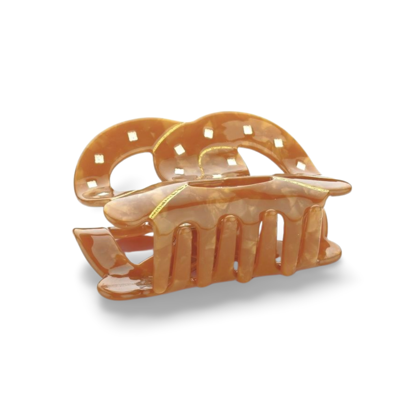 Acetat Haarklammer Brezel