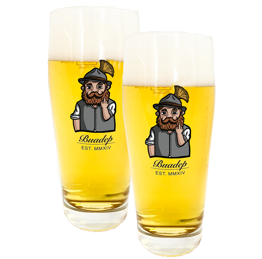 2er Set Grantler Willibecher / Helles Glas