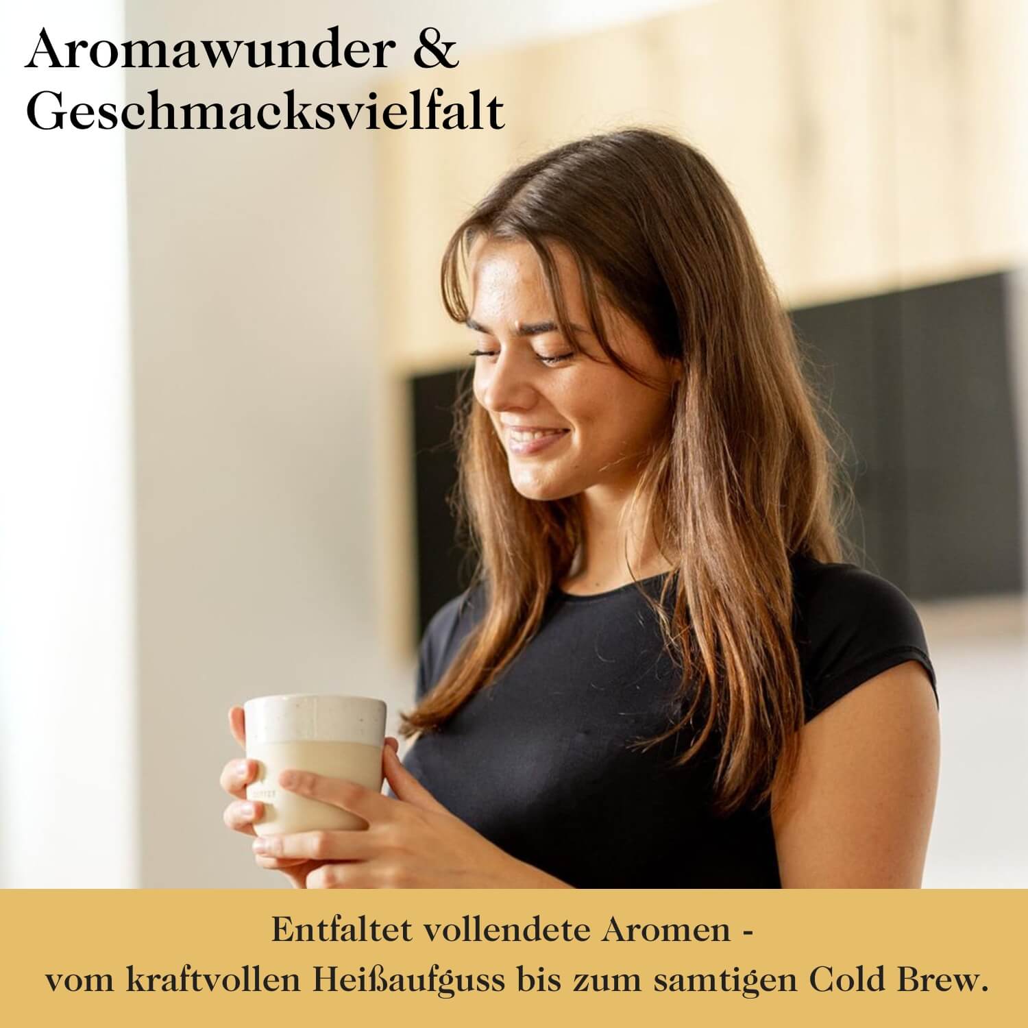 Premium French Press aus rostfreiem Edelstahl inkl. Untersetzer & Ersatzfilter