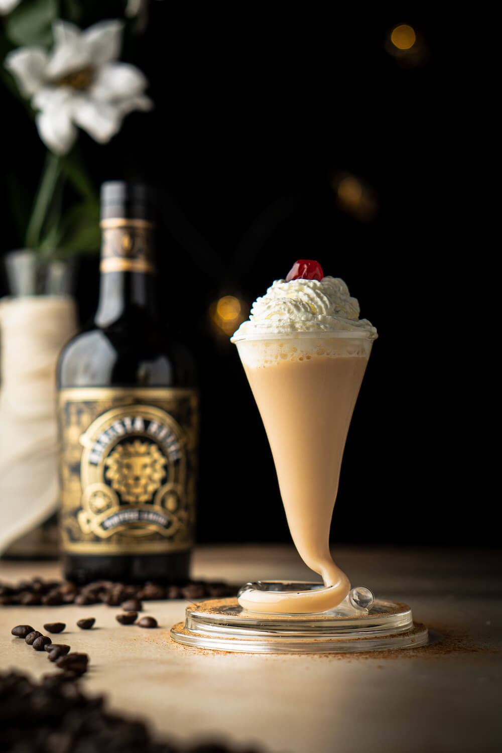 Premium Kaffeelikör - Vollmundiger Geschmack durch Kaffeebohnen aus schonender Trommelröstung, aufgegossen mit echtem Rum - 20%