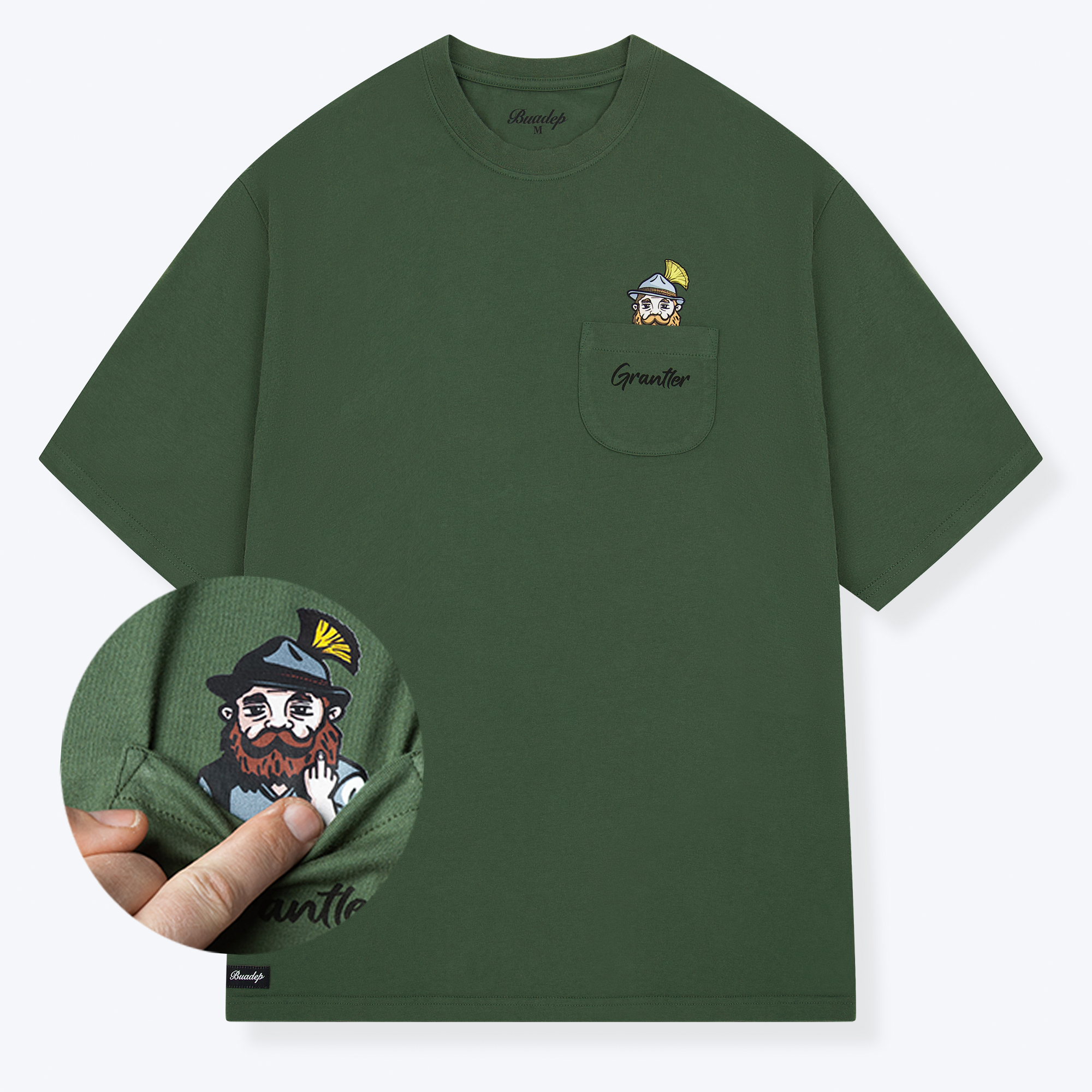 Taschen Grantler T-Shirt olivegrün